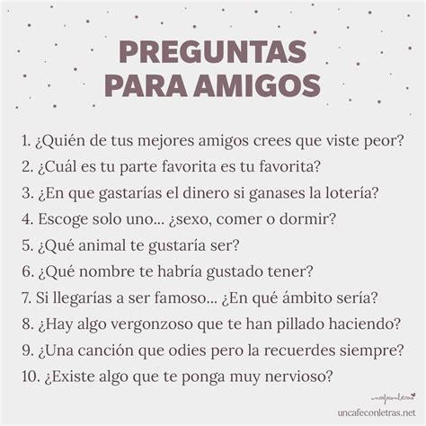 que preguntas le puedo hacer a un chico|Más de 200 preguntas para hacerle a un chico (categorías